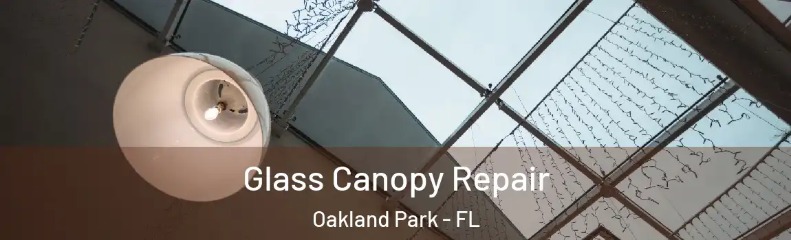  Glass Canopy Repair Oakland Park - FL